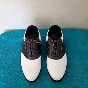 Nike Air golf shoes 10.5 White and Brown